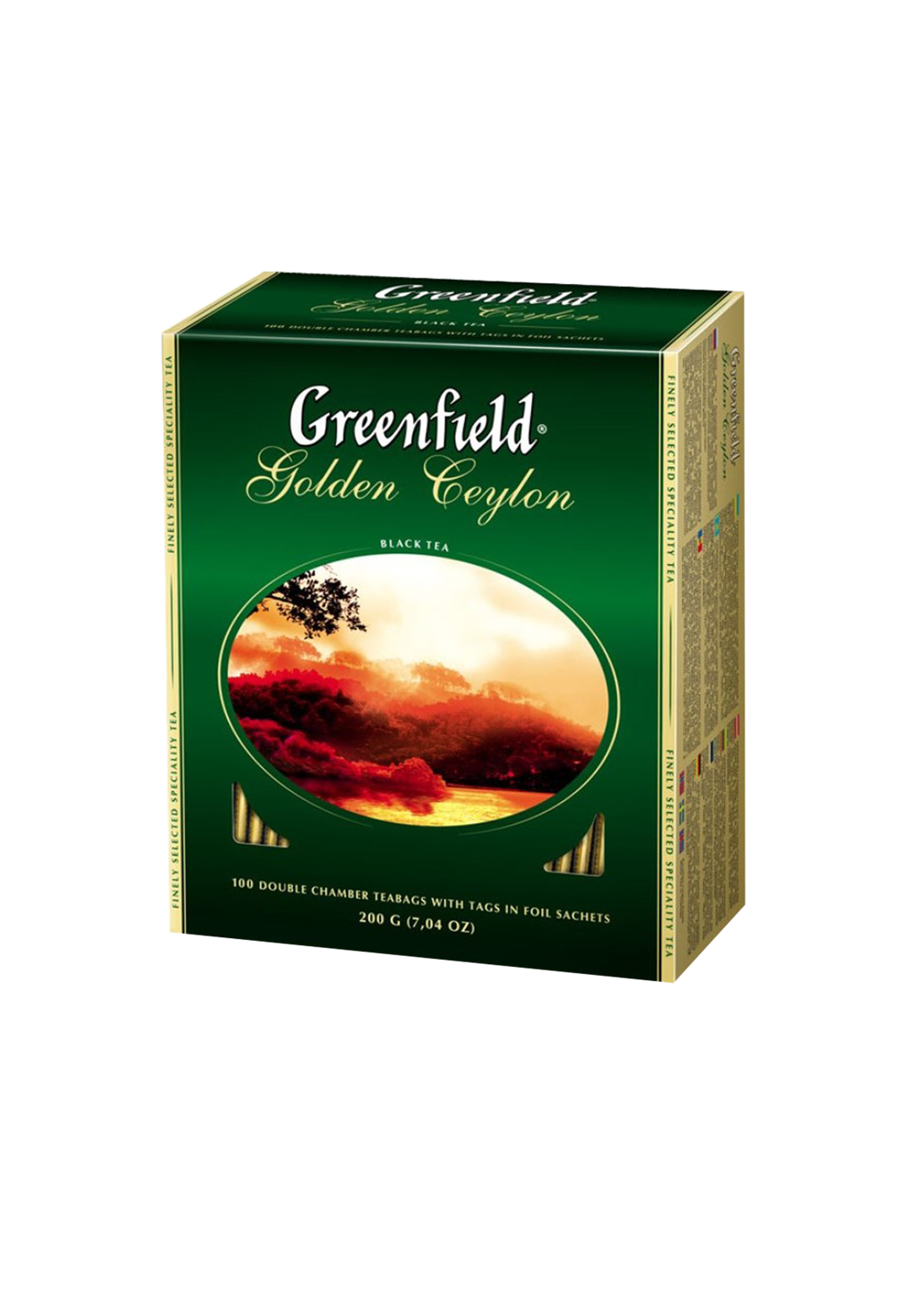 Greenfield golden ceylon 100. Чай Гринфилд Голден Цейлон, черный 100пак.. Голден Цейлон Гринфилд 100 пак. Чай Гринфилд Golden Ceylon. Чай Greenfield Golden Ceylon.