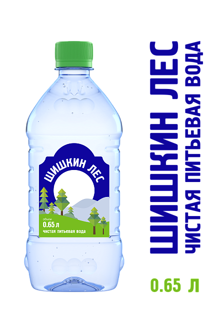 Вода питьевая "Шишкин лес" 0,65л