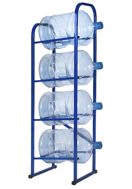 Стеллаж мет. складной для 19л (4 бут)