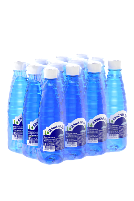 Вода питьевая газированная "Шишкин лес" 0,4л