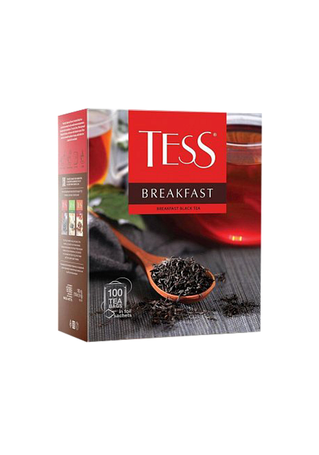 Чай черный TESS Breakfast 100 шт/уп
