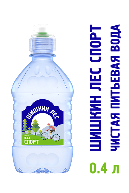 Вода питьевая "Шишкин лес" 0,4л Спорт