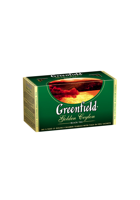 Чай черный GREENFIELD Golden Ceylon 25 шт/уп