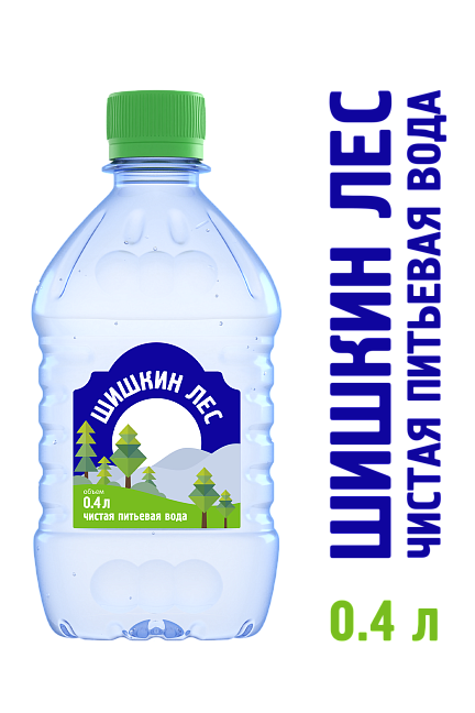 Вода питьевая "Шишкин лес" 0,4л