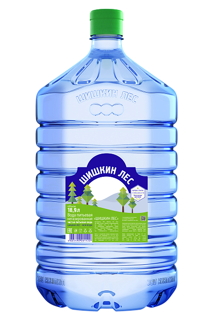 Вода питьевая "Шишкин лес" 18,9л в одноразовой таре
